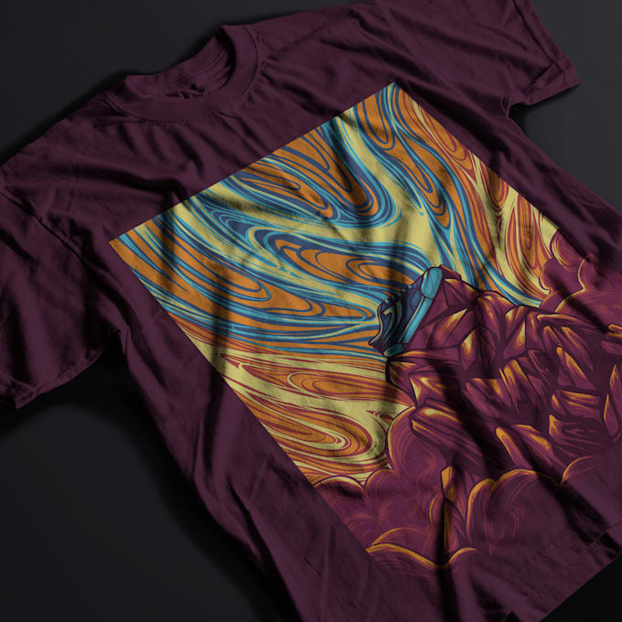 draw awesome digital illustration for merchandise