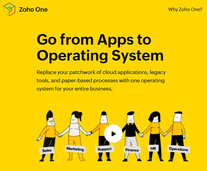 setup zoho one CRM and all apps or salesforce from USA