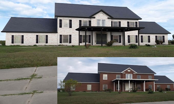 professionally change your house color exterior paint rendering