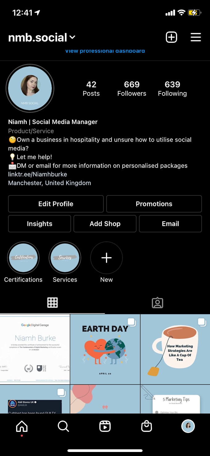 work as a copywriter for your social media posts
