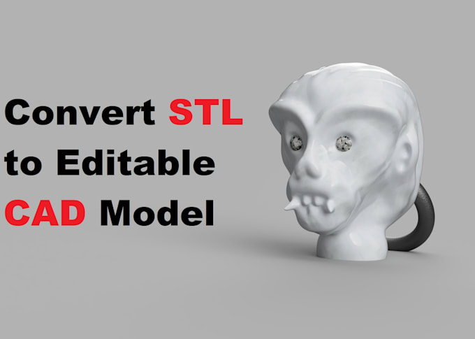 convert stl mesh models to cad model, engineering drawing