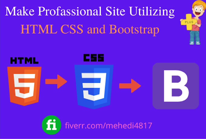 Design website with html, css and bootstrap by Mehedi4817 | Fiverr