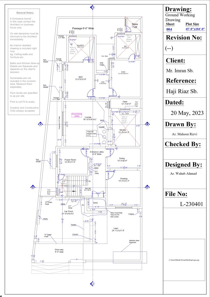 Draw Your Floor Plan Elevation And Section Of House Plans By Wahab667 Fiverr