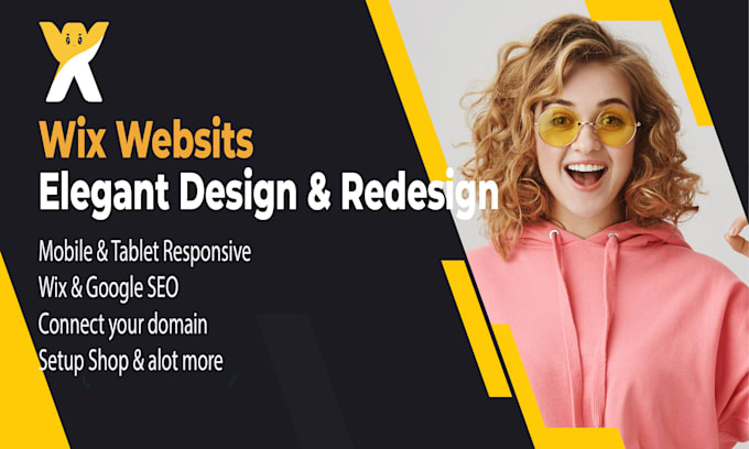 design or redesign responsive site on wix classic editor or wix studio