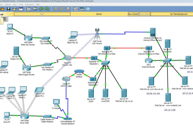 Do network design and configuration on cisco packet tracer by Jtech992 ...