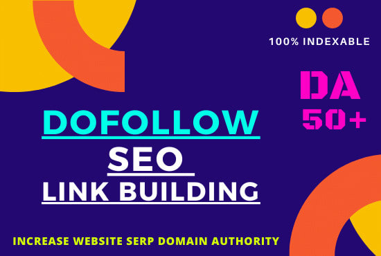 manually do high da do follow backlinks for SEO