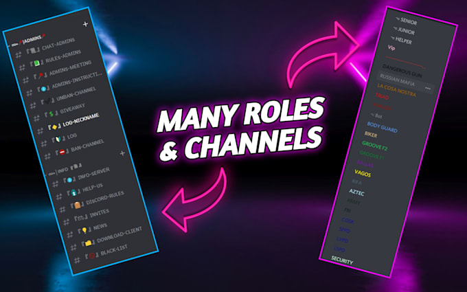 professionally setup discord server fot your community