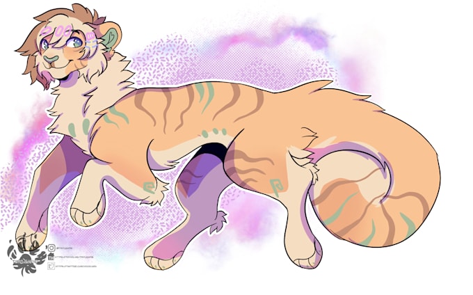 draw fullbody furry art