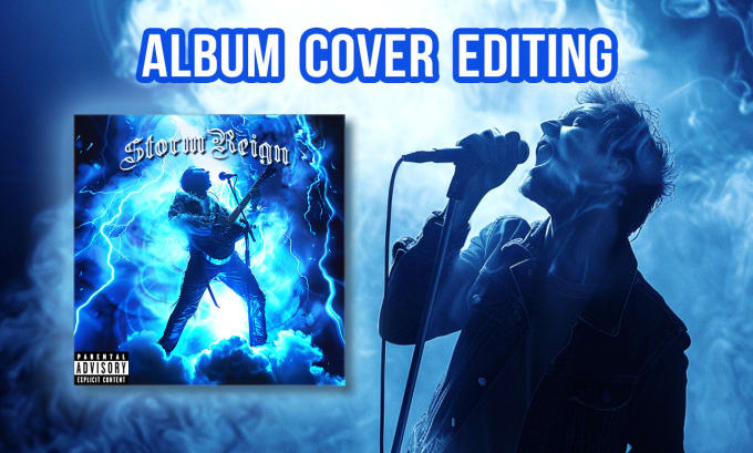 edit your image for music album and single cover