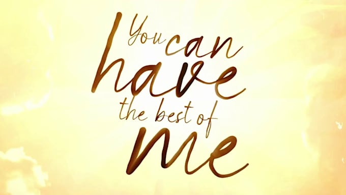 make a stunning animated lyric music video for your song