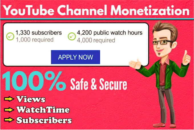 Done your professional youtube monetization by Mr_booster1 | Fiverr