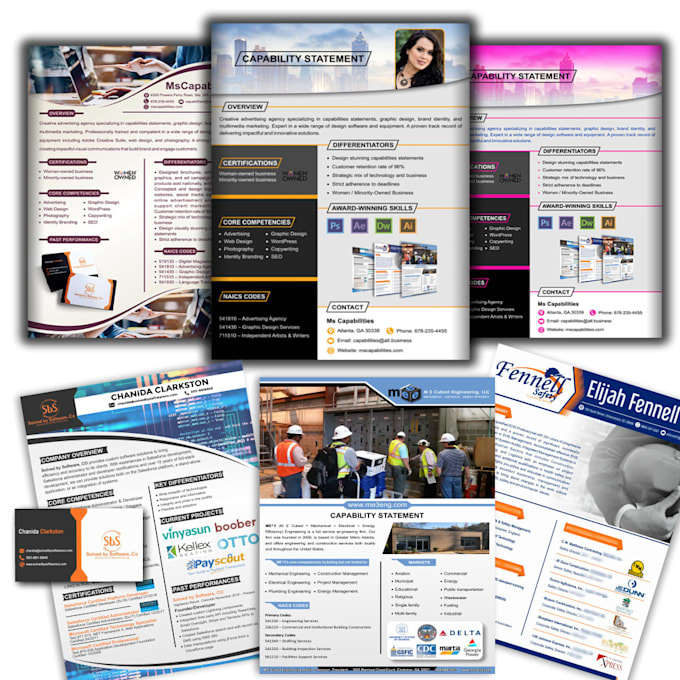 design a professional capability statement
