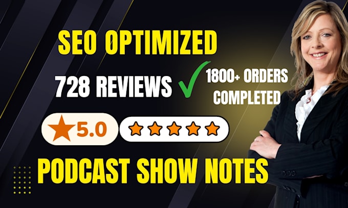 listen and write podcast show notes in a day