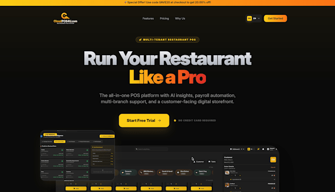 build a restaurant website with whatsapp ordering and online payment