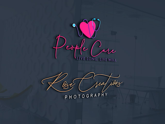 design unique flat minimalist logo
