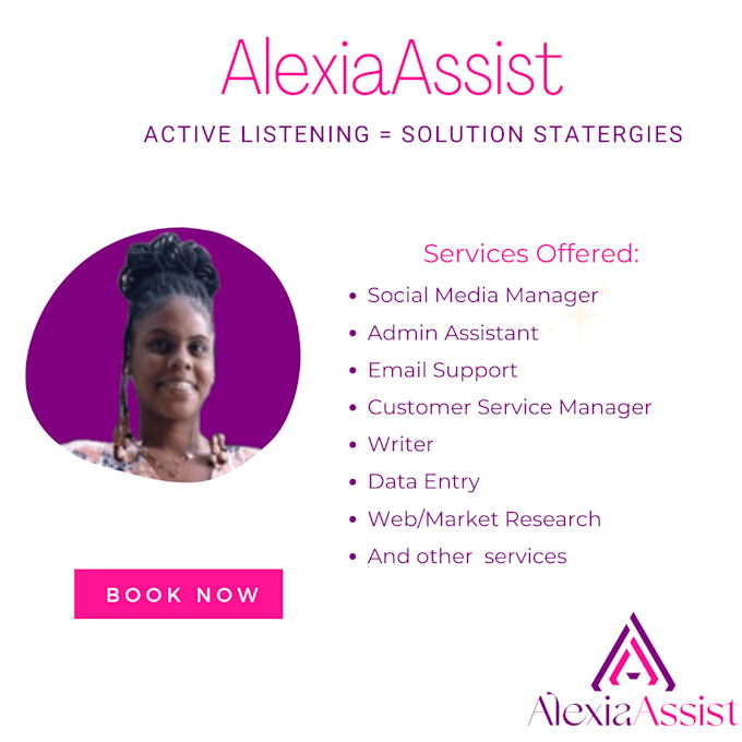 be your virtual assistant for admin support