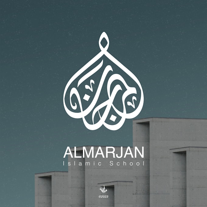 create logo using classic and modern calligraphy style