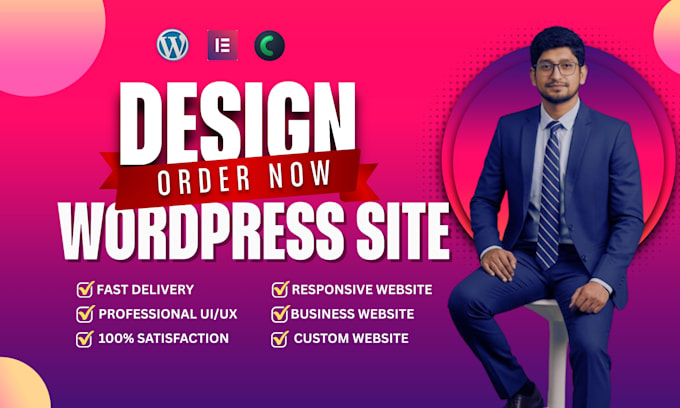 redesign or design wordpress website with crocoblock and elementor pro