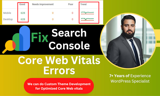 fix gsc core web vitals issues by fixing your website fcp lcp cls inp