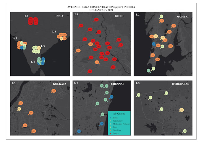 Spatial data visualization and analytics by Nibeshbarman | Fiverr