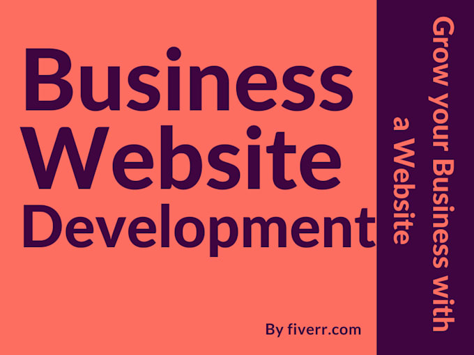 design and develop your business website