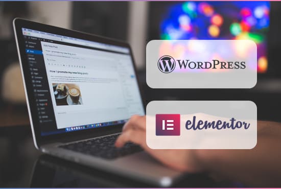 design responsive wordpress website using elementor pro