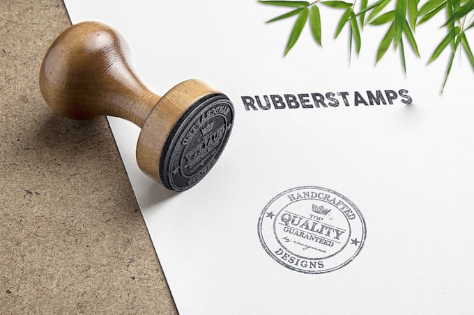 design stamp circle round logo,badge for rubber