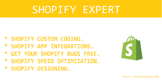 be shopify expert and developer for custom coding
