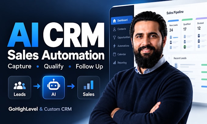 build an ai sales CRM that captures, qualifies and follows up with leads