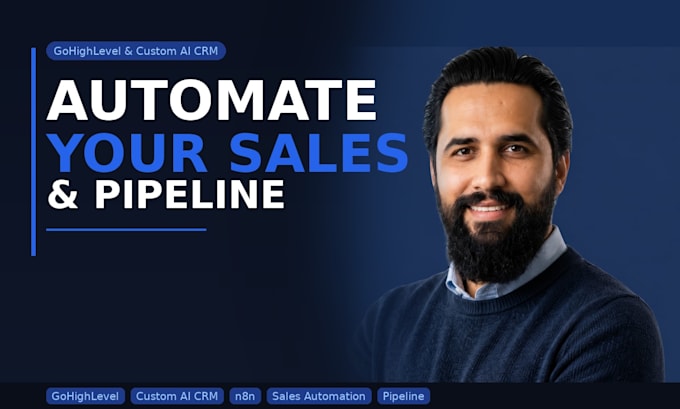 build gohighlevel or custom ai CRM to automate your sales and pipeline