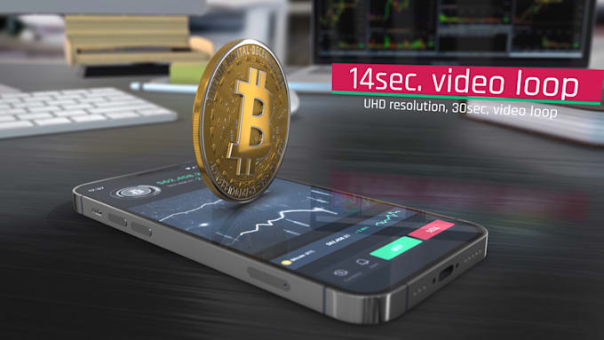 do 3d animation intro with your logo on token wallet