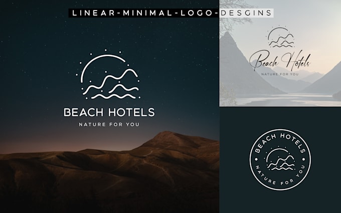 do modern linear logo designs