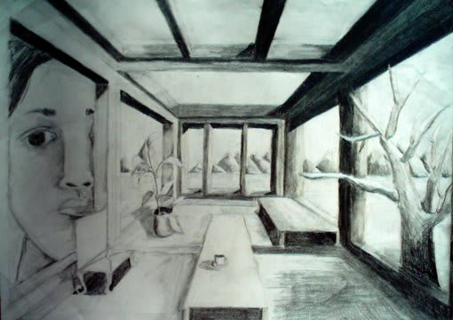 make a black and white drawing for you