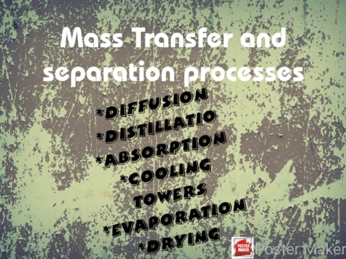 help and tutor you in mass transfer and separation process