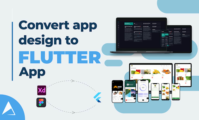 Convert your ui design to a mobile app using flutter