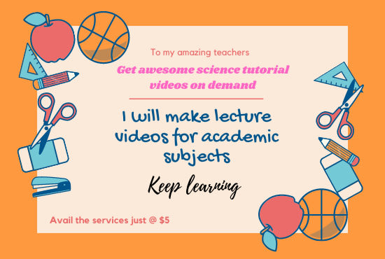 create tutorial videos for science
