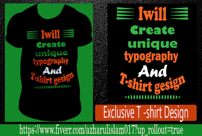 creative t shirt designer and typography specialist