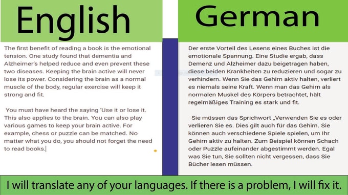 english german translate