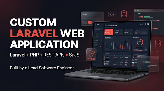 develop a custom laravel web application