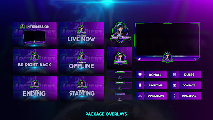 design an animated overlay