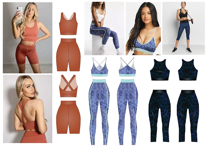 cad design sportswear and activewear