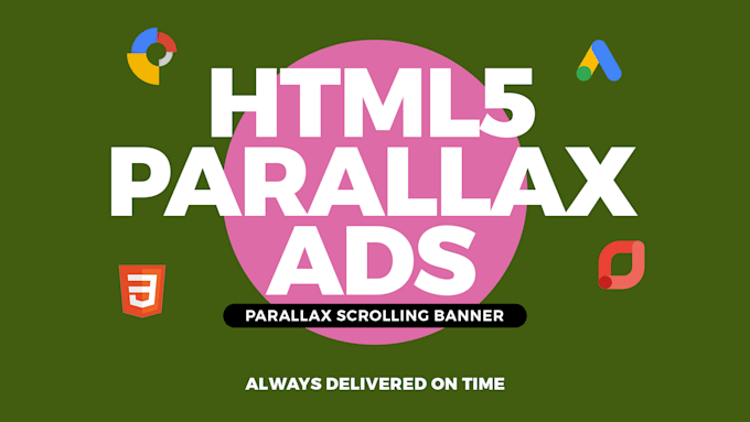 create an HTML5 parallax scrolling banner ad