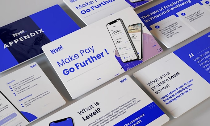 design business powerpoint presentation template or pitch deck