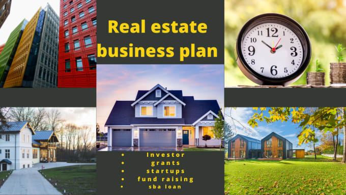 I will write a business plan for real estate