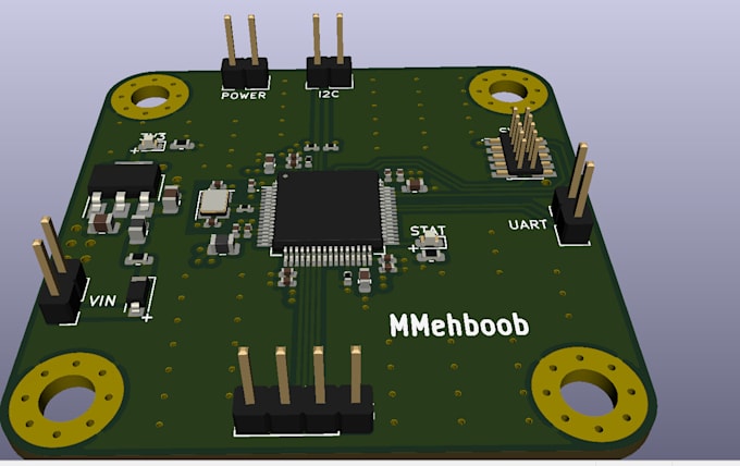do schematic , pcb design along with bom