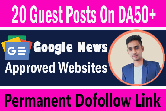 I will submit dofollow guest post on da 55 plus sites