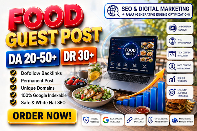write HQ guest post on a da60 food and resturant blog