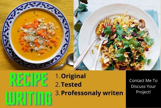 ghostwrite cookbook, recipe book and ebook