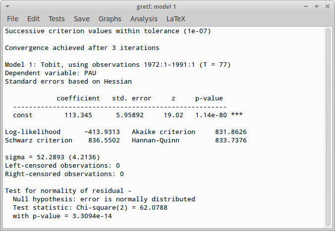 do your time series analysis with gretl