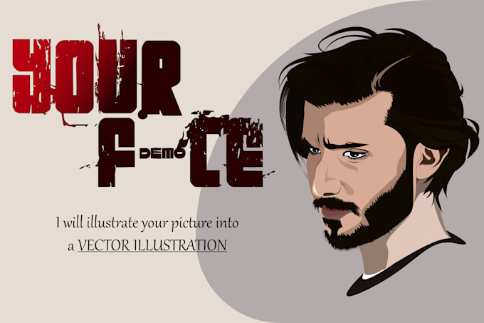 illustrate your picture into a vector illustration